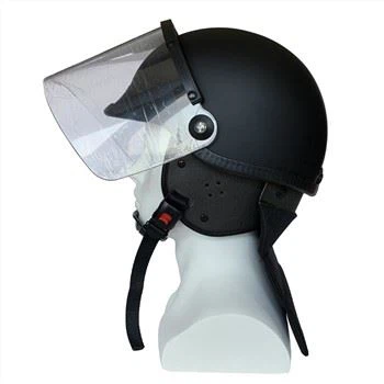 Casque anti-émeute style américain avec visière plate