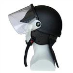 Casque anti-émeute style américain avec visière plate