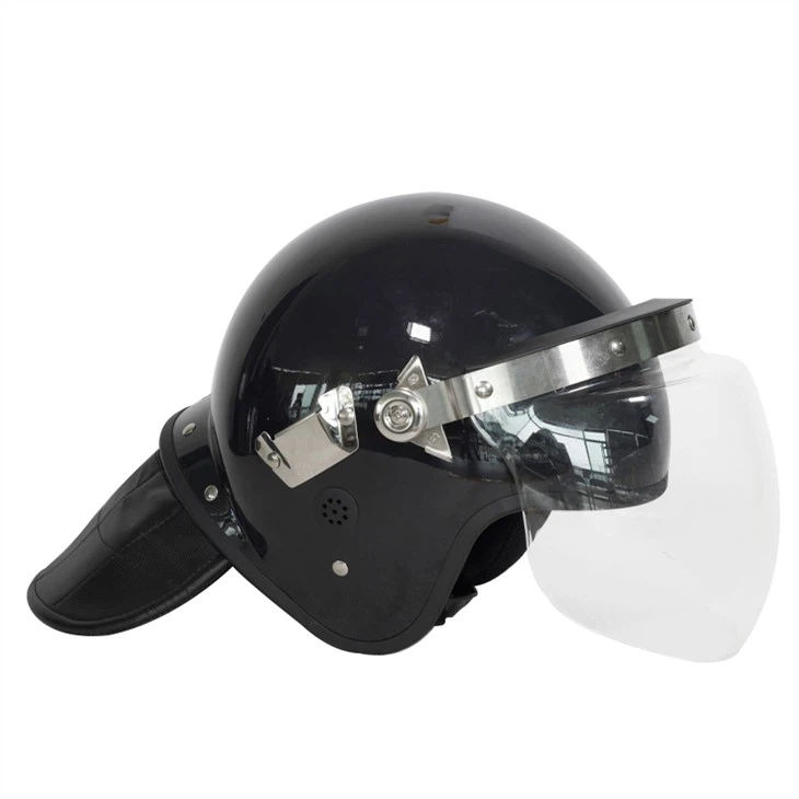 Fournitures militaires casque anti-émeute de l'armée en polyéthylène/casque anti-émeute de sécurité de la police