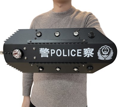 Type de bras Bouclier anti-émeute en alliage en aluminium
